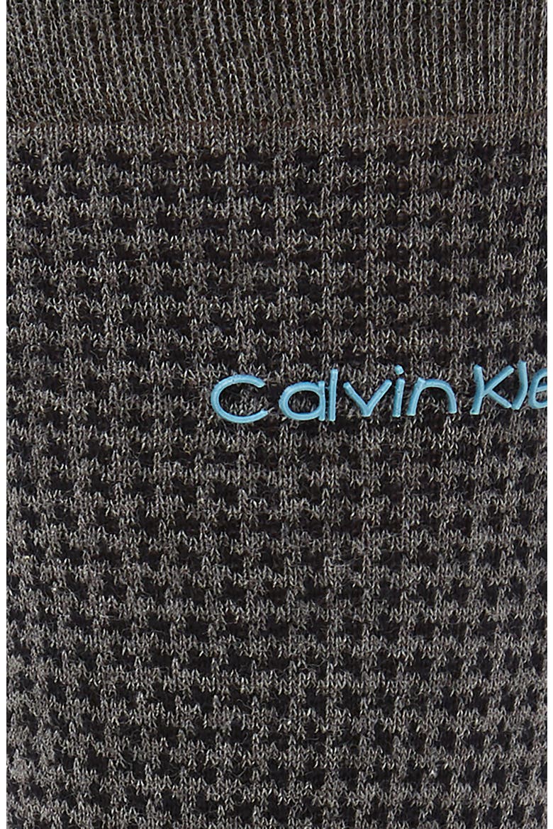 Houndstooth Socks, Alternate, color, CHARCOAL