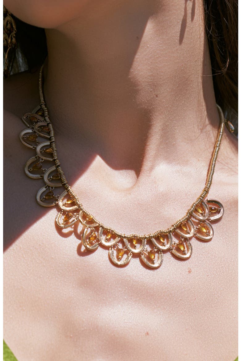Celestial Waltz Necklace, Alternate, color, Gold