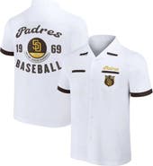 Darius Rucker Collection by Fanatics Men's Darius Rucker Collection by Fanatics White San Diego Padres Bowling Button-Up Shirt