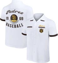 Darius Rucker Collection by Fanatics Men's Darius Rucker Collection by Fanatics White San Diego Padres Bowling Button-Up Shirt