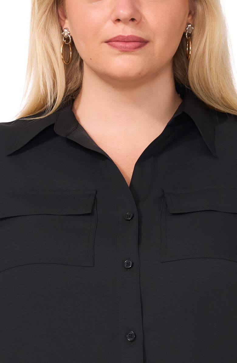 Halogen<sup>®</sup> Utility Roll Tab Cuff Button-Up Shirt, Alternate, color, 