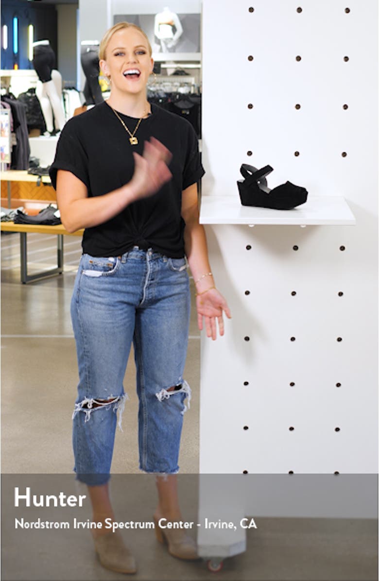 Waffy Platform Wedge Sandal, sales video thumbnail