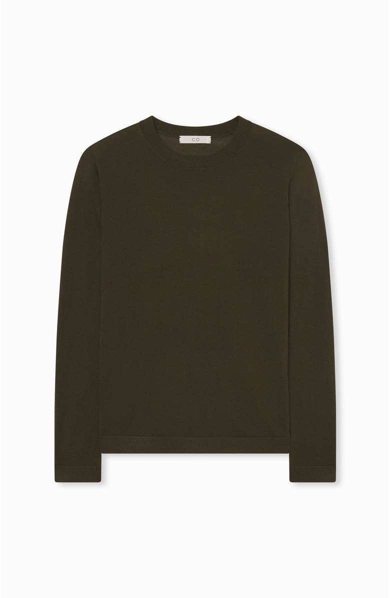 CO Long Sleeve Crew in FIne Cashmere, Alternate, color,