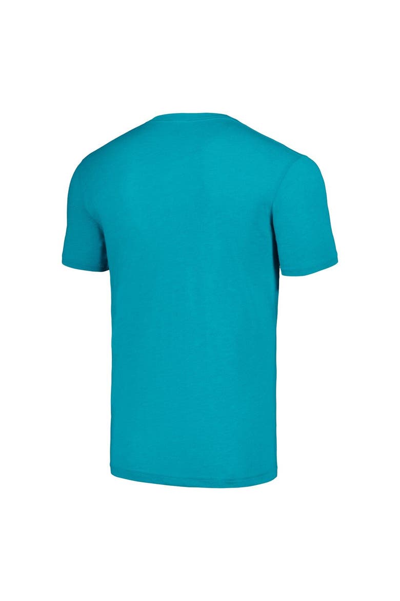 Unisex Homage  Teal Jacksonville Jaguars The NFL ASL Collection by Love Sign Tri-Blend T-Shirt, Alternate, color, Teal