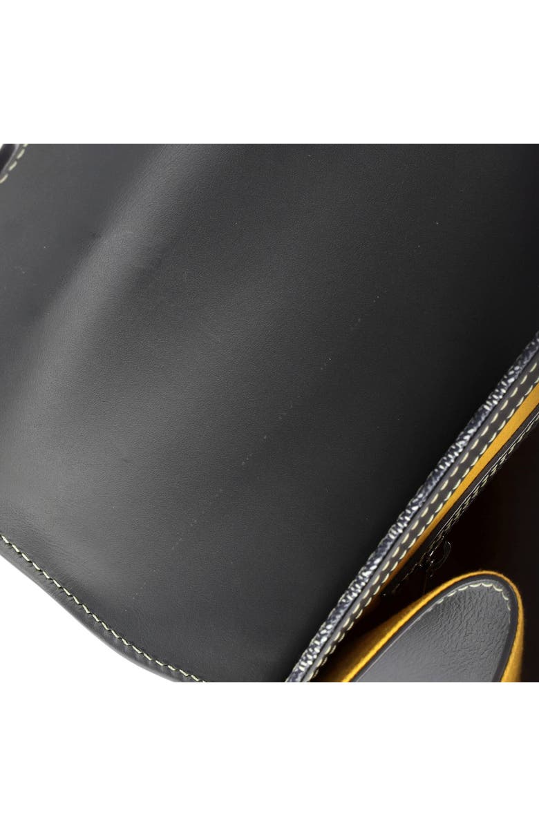 Pre-Owned Goyard Saigon Top Handle Bag Coated Canvas with Leather MM, Alternate, color, Gray