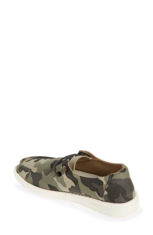 Hey Dude Wendy Slip-on Sneaker In Camo