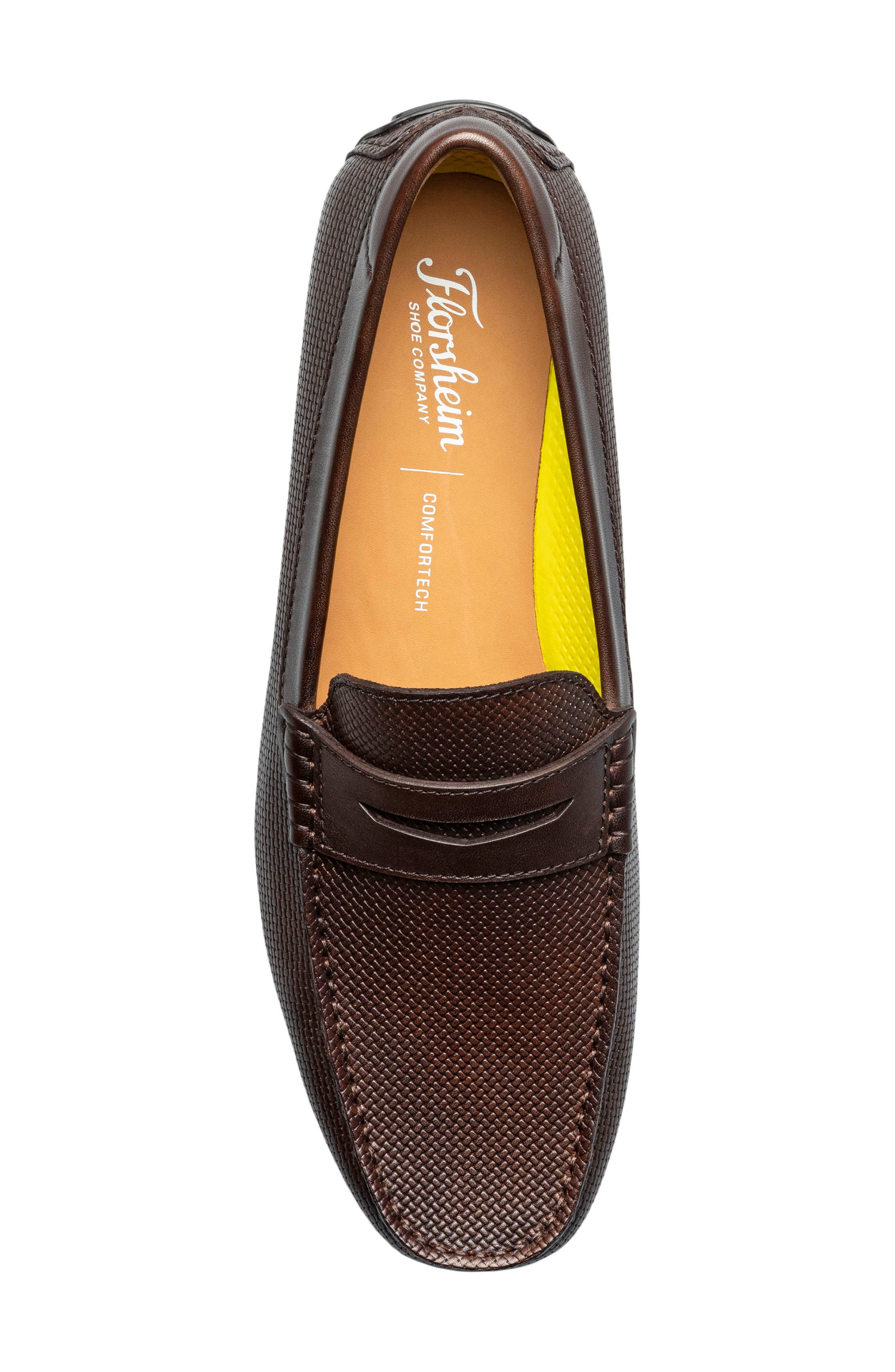 Motor Moc Toe Penny Driving Loafer, Alternate, color, BROWN