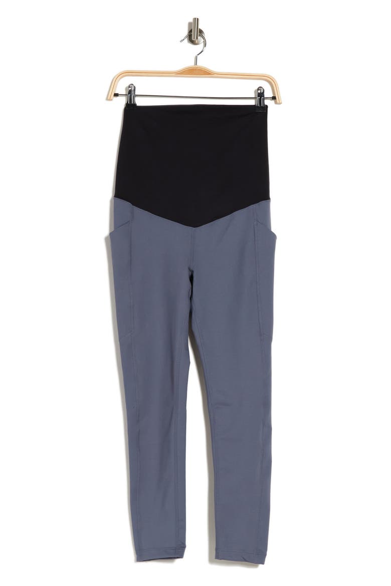 Daily Pocket 7/8 Maternity Leggings, Alternate, color, GREY FOLKSTONE