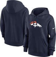 Nike Women's Nike Navy Denver Broncos Club Fleece Pullover Hoodie