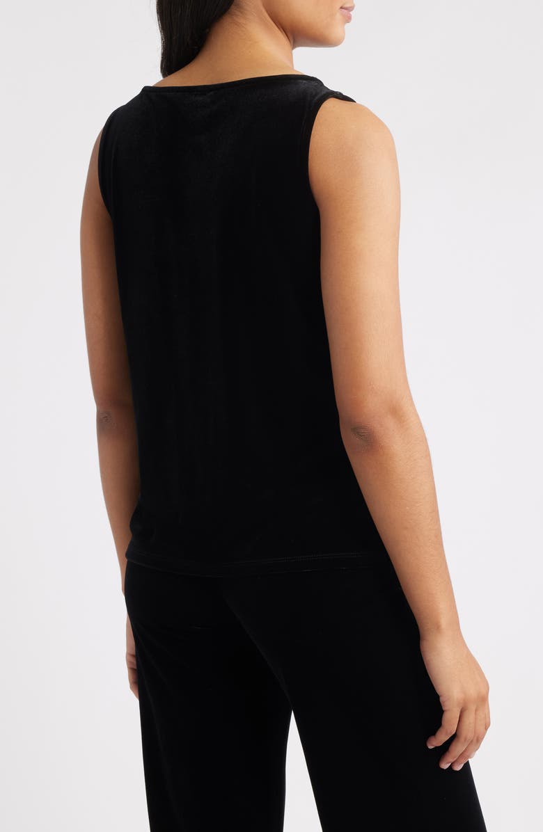 Anne Klein Boat Neck Shell, Alternate, color, Anne Black