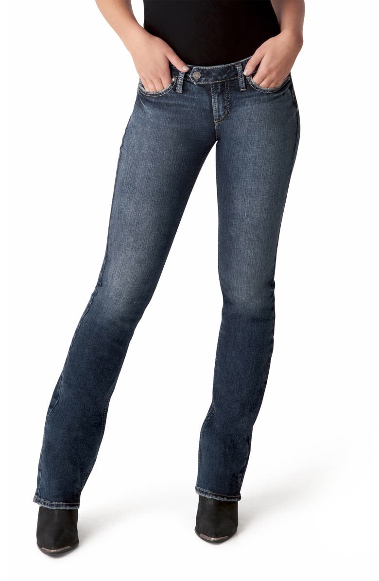 Silver Jeans Co. Tuesday Low Rise Slim Bootcut Jeans, Main, color, 