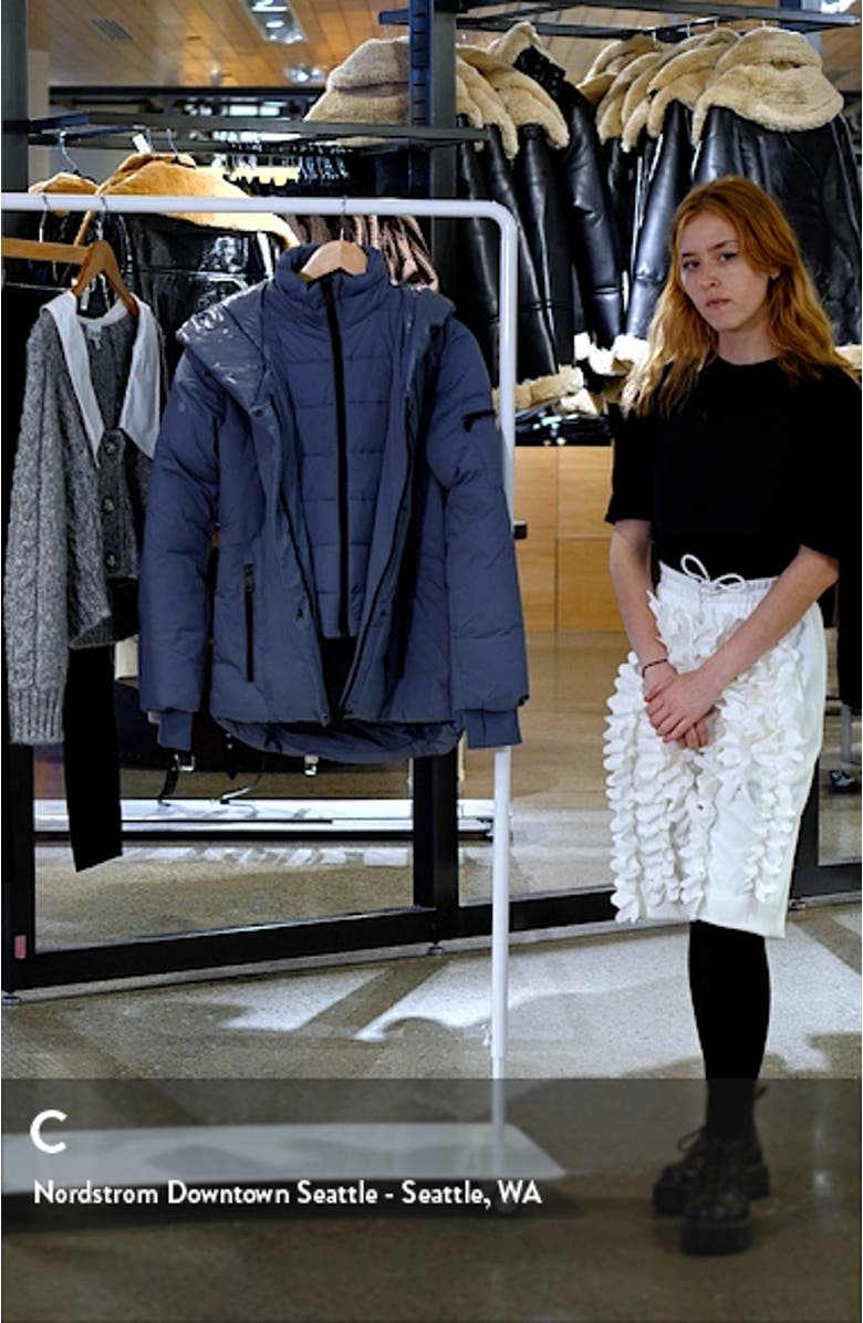 Midtown Water Resistant Hooded Puffer Jacket, sales video thumbnail