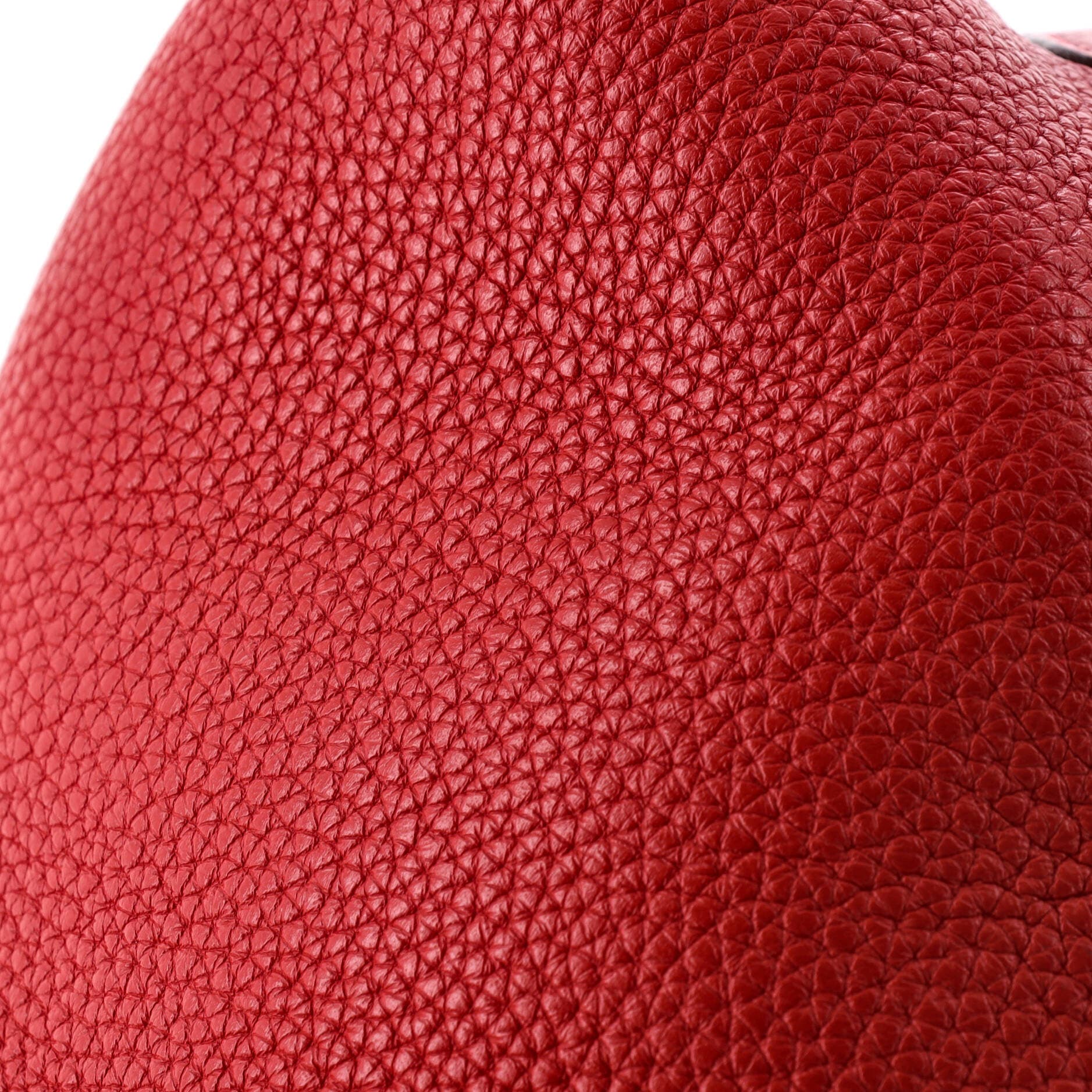 Pre-Owned Hermes Picotin Lock Bag Clemence PM, Alternate, color, Rouge Casaque