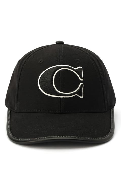 Signature C-Logo Canvas Baseball Cap