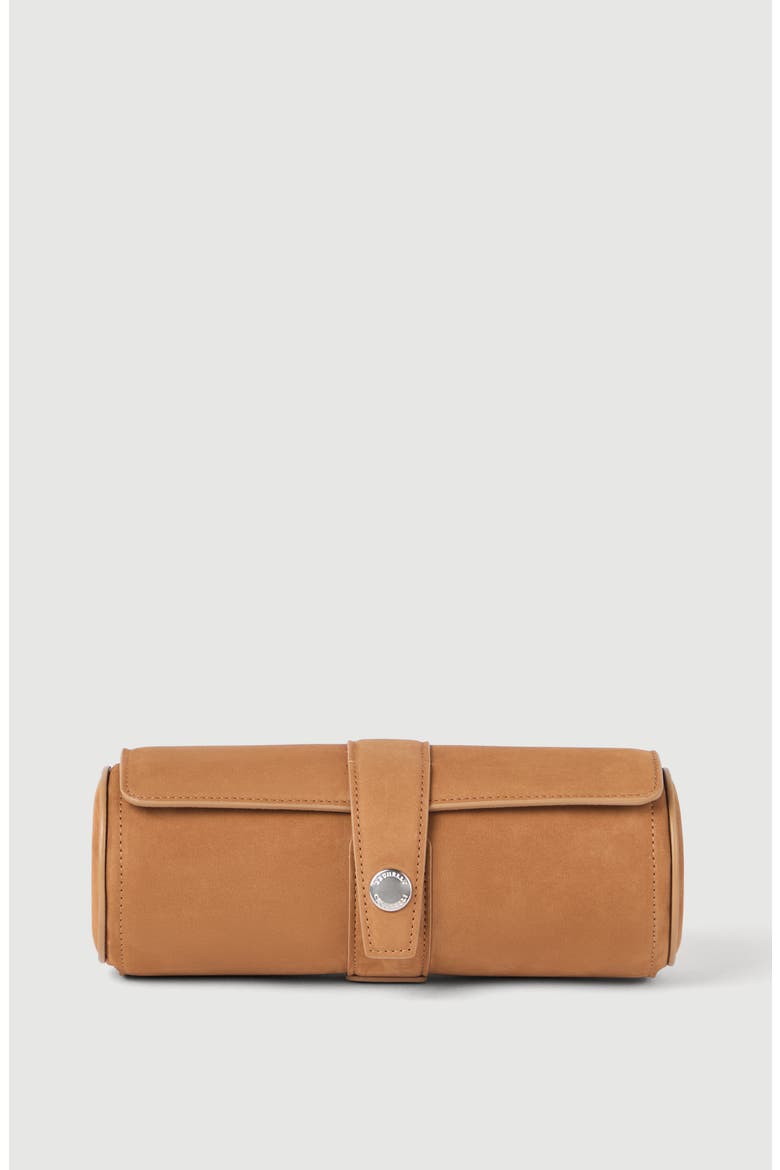 Nubuck watch box, Main, color, Cognac