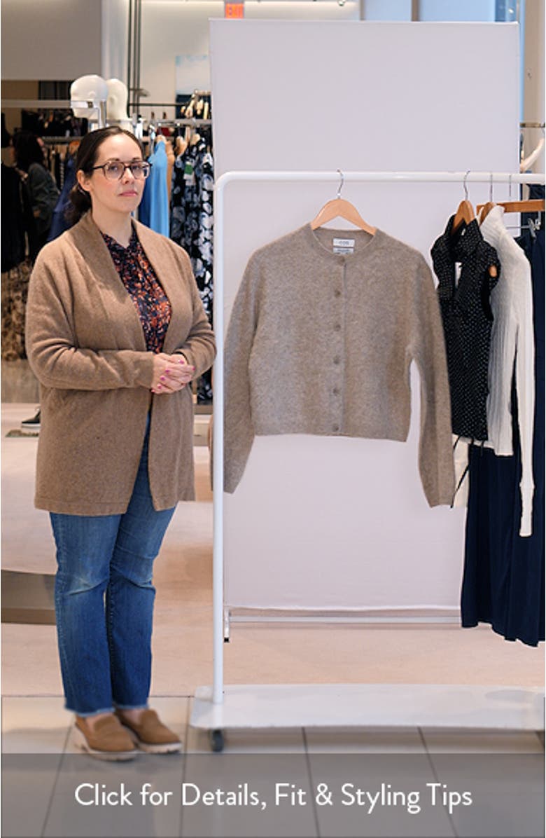 Brushed Cashmere Cardigan, sales video thumbnail