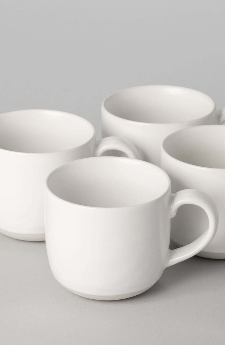 Fable The Mugs Set of 4 Stoneware Mugs, Alternate, color,