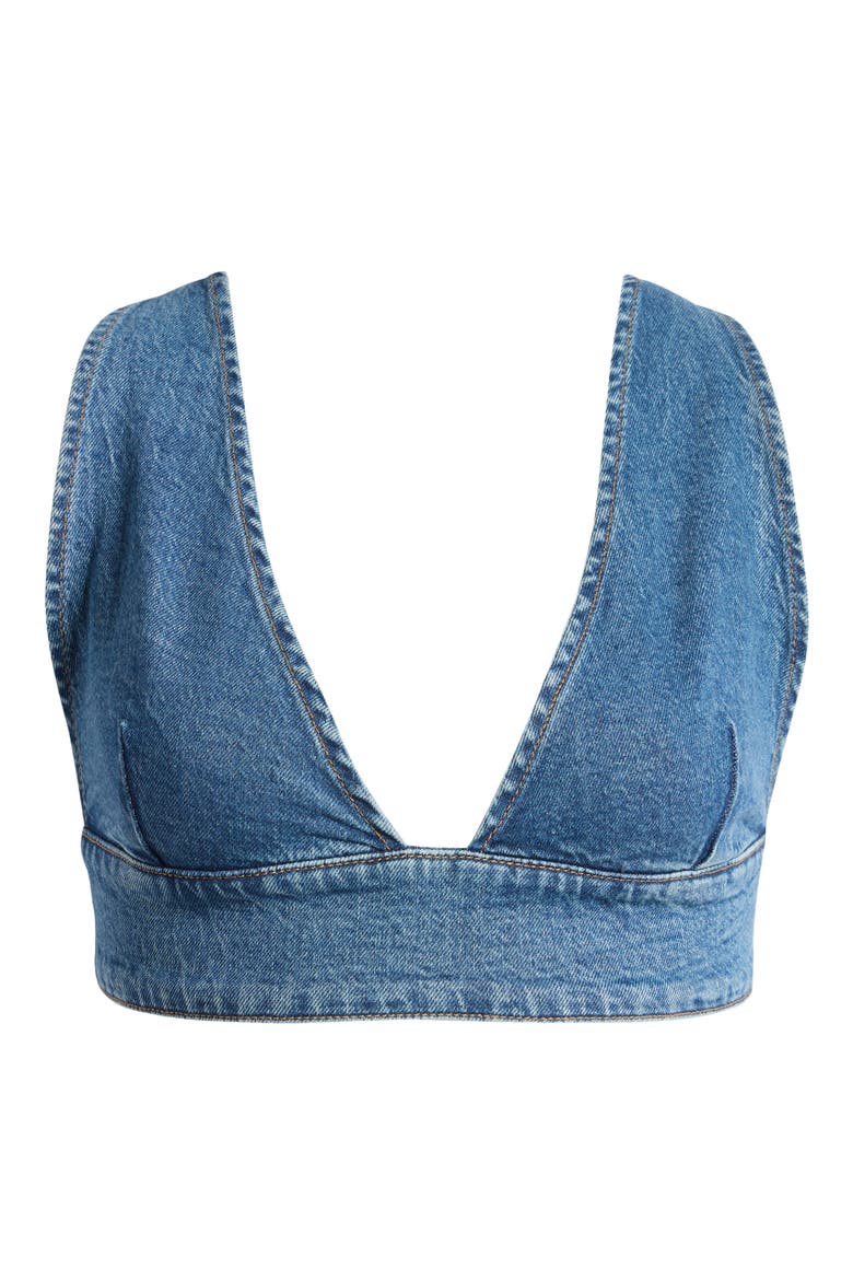 Denim Bralette, Alternate, color, INDIGO599
