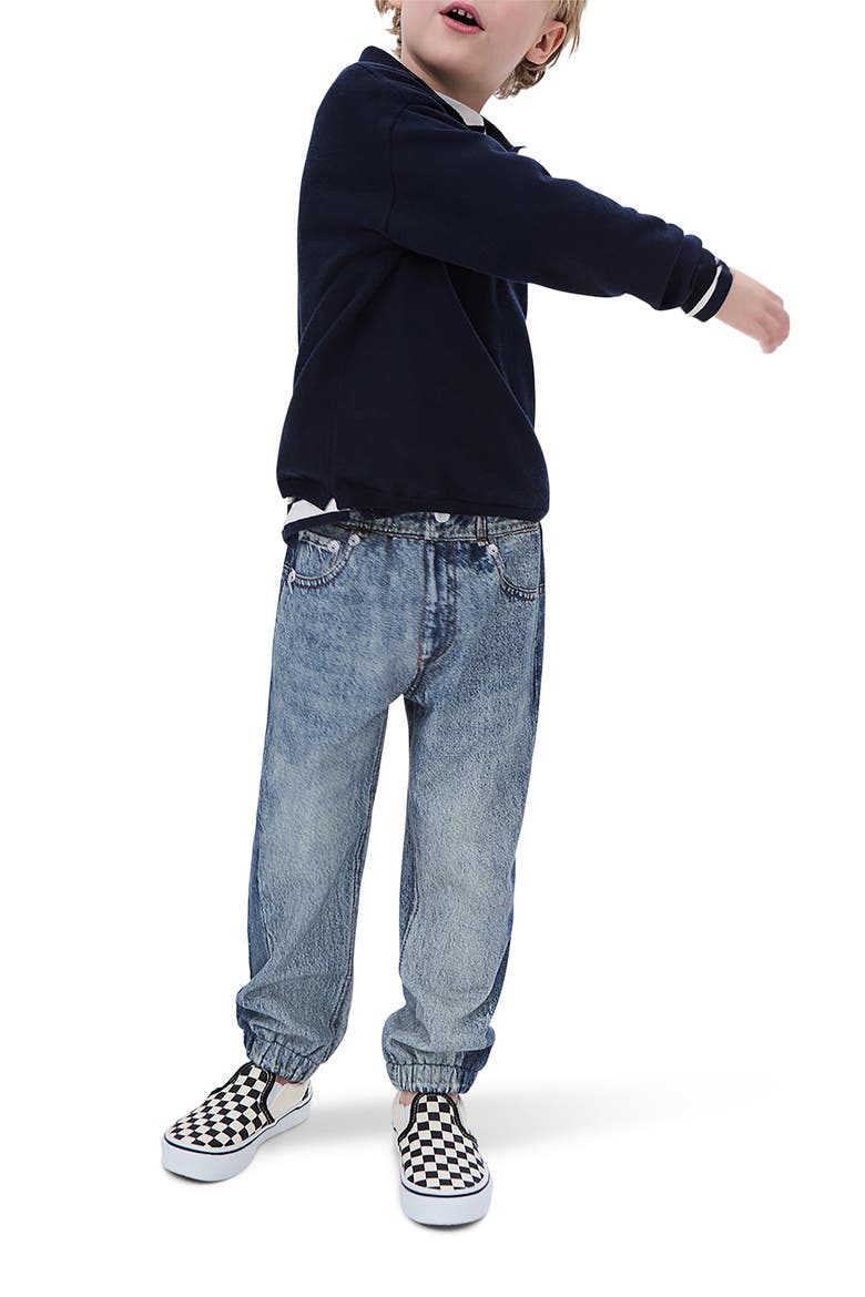 Kids' Mini rb Miramar Two-Tone Faux Denim Joggers, Alternate, color, SPLIN