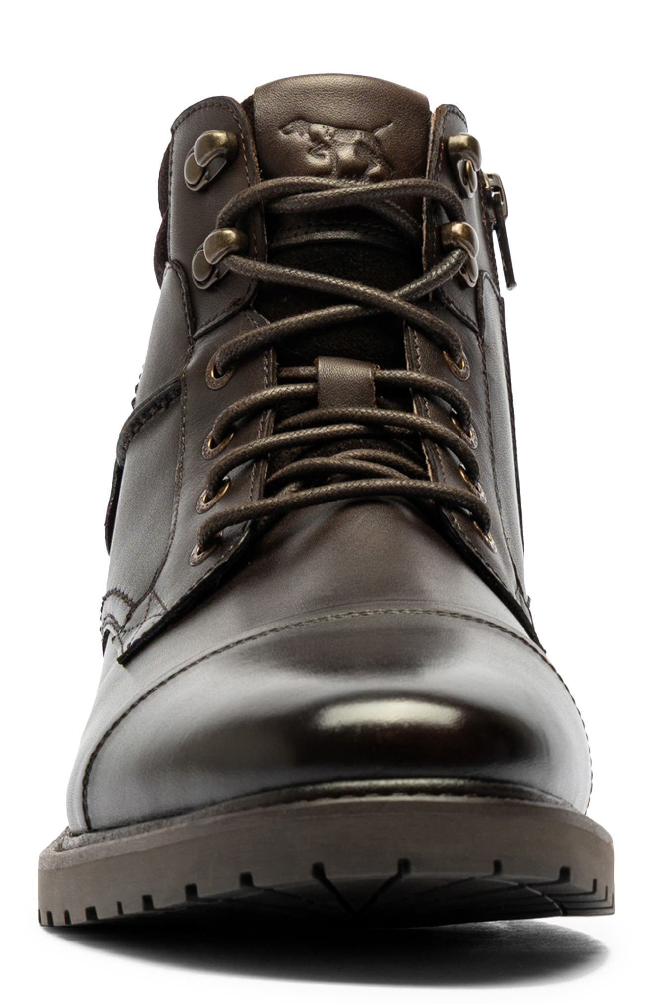 Brookdale Military Boot, Alternate, color, CHOCOLATE