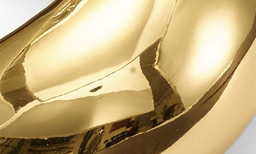 Lelet Ny Glossy Dome Brass Pony Cuff In Gold