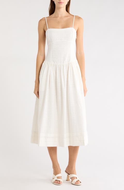 Pricilla Cotton Seersucker Sundress
