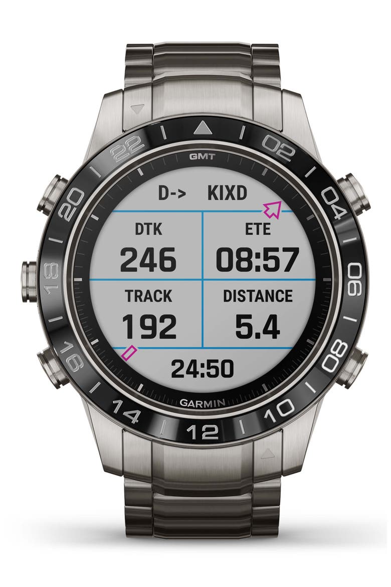 MARQ Aviator GPS Smart Watch, 46mm, Alternate, color, SLATE GREY