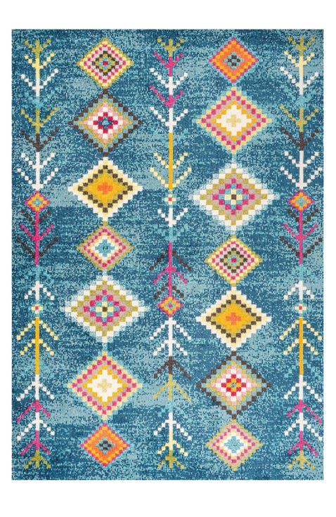Love Geometric Area Rug