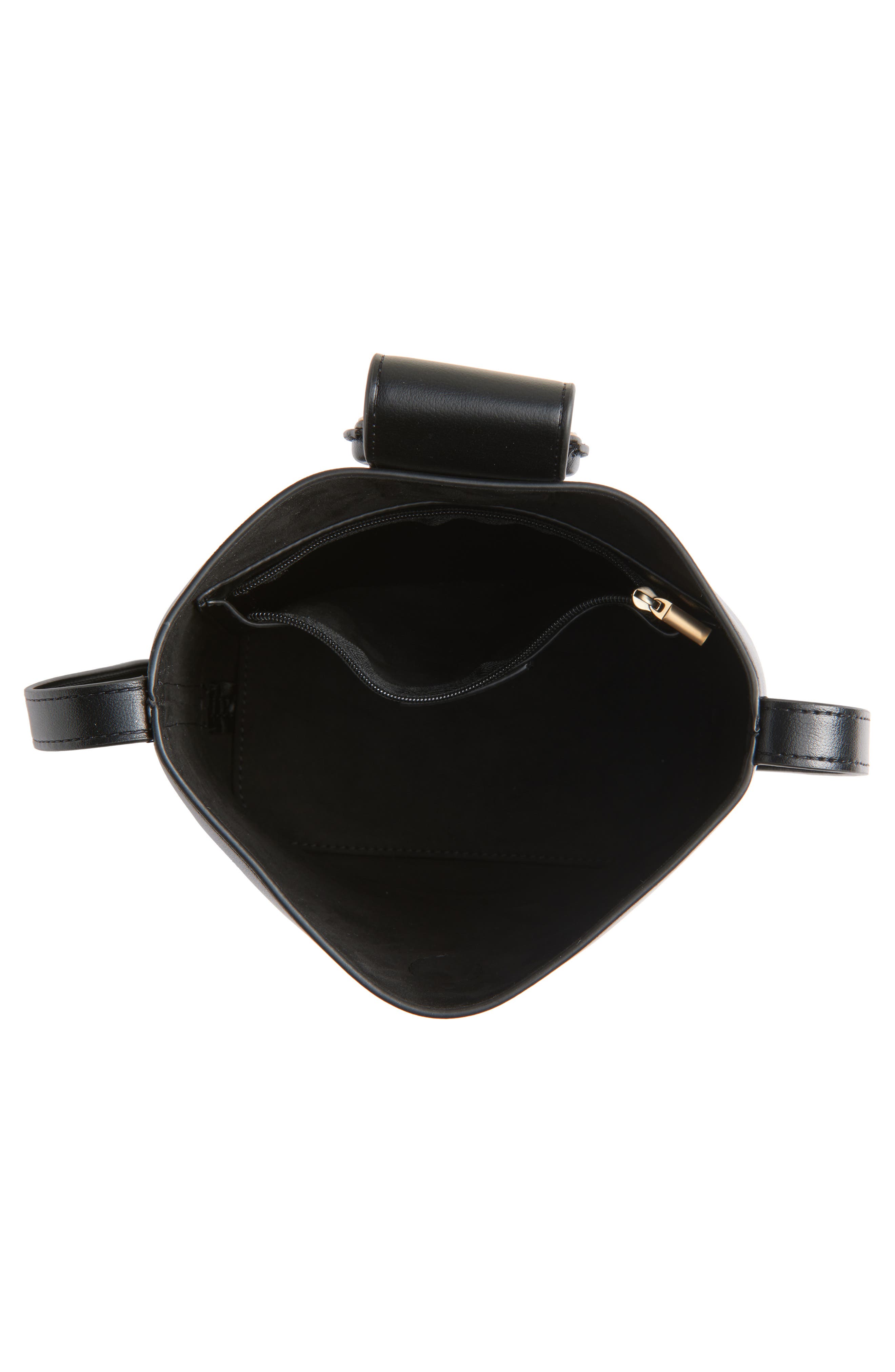 Sam Edelman Hazel Leather Bucket Bag, Alternate, color, 