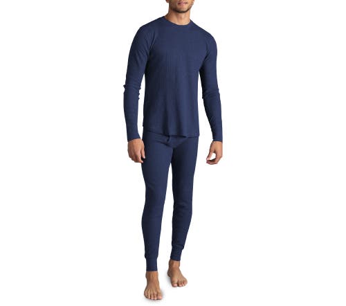 Watson's Waffle Thermal Long John In Blue