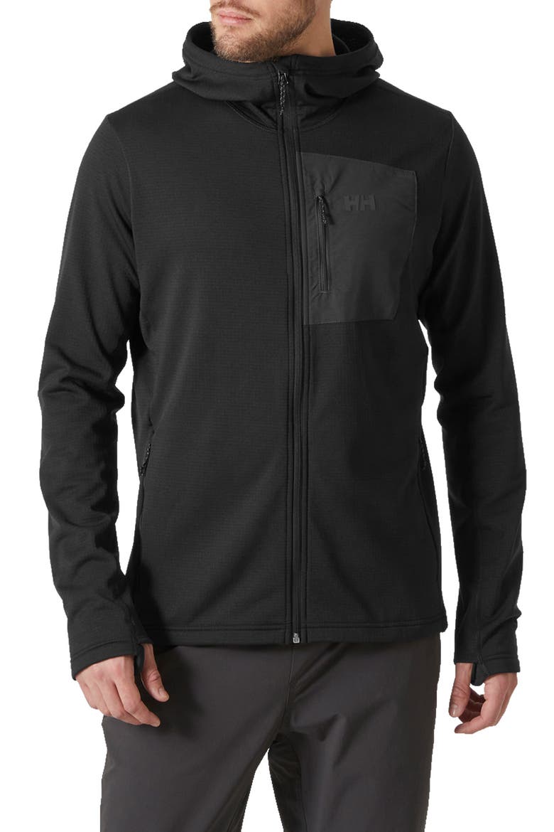 Versalite Fleece Hooded Jacket, Main, color, BLACK