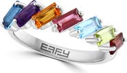 EFFY Sterling Silver Mixed Gemstone Ring