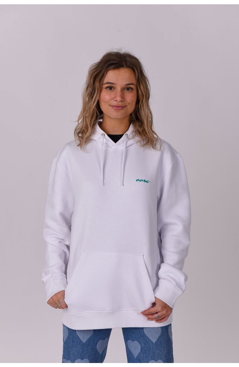 OOSC Powder Club Hoodie - White, Alternate, color, White
