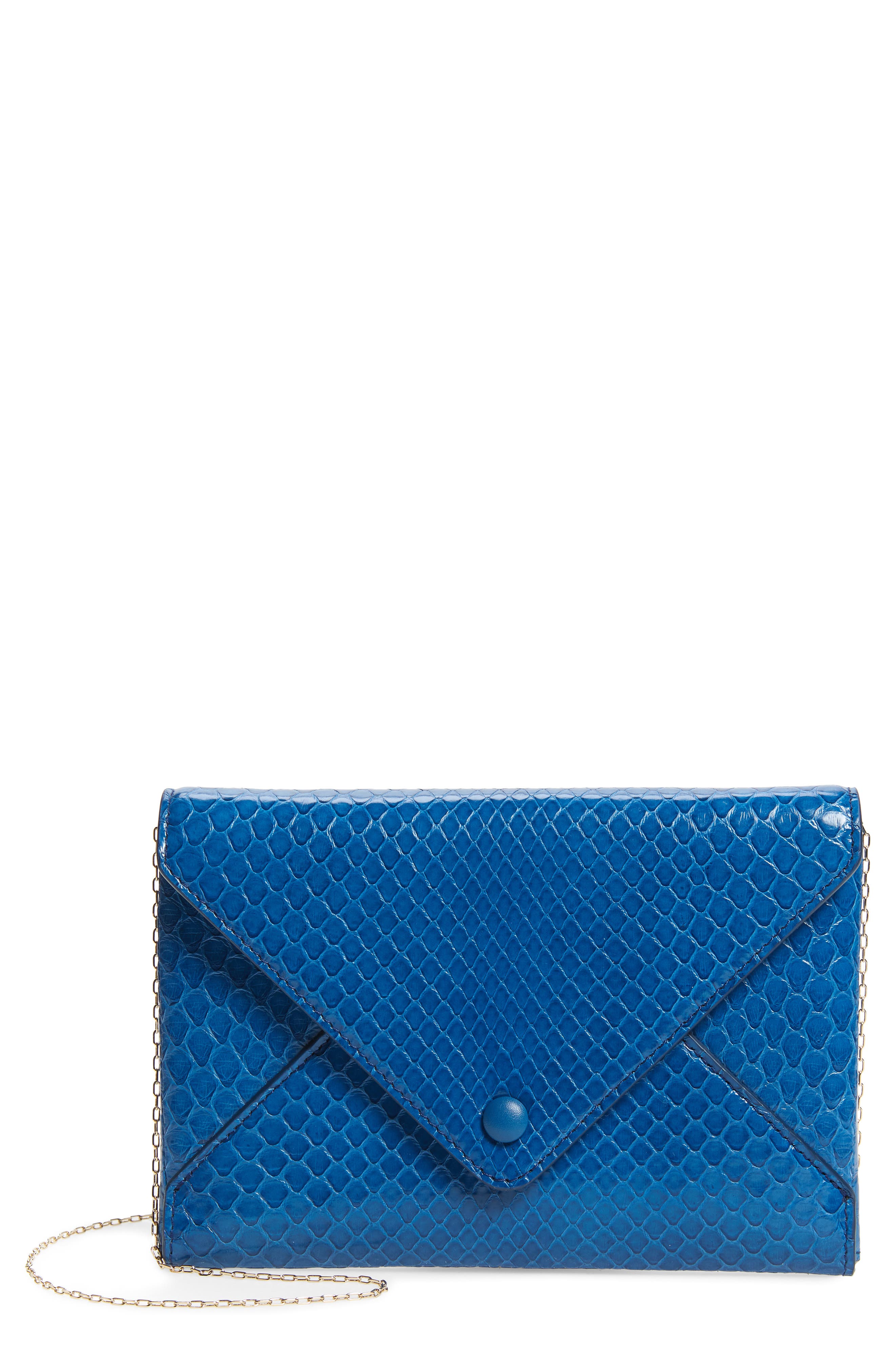 The Row Leather Envelope Bag, Main, color, 