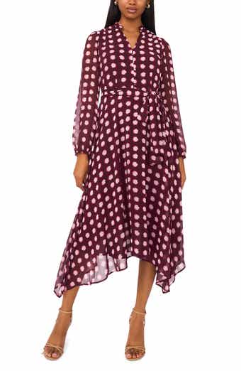Halogen® Long Sleeve Midi Dress