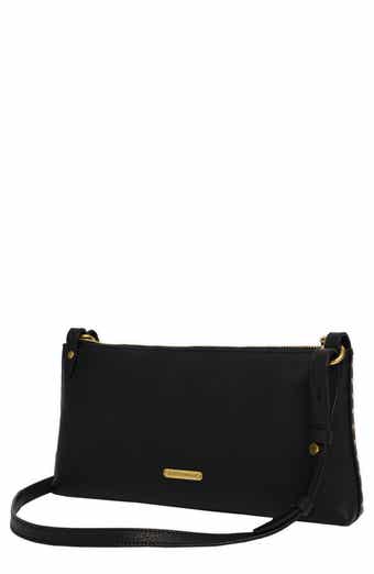 Darren Zip Top Leather Crossbody Bag