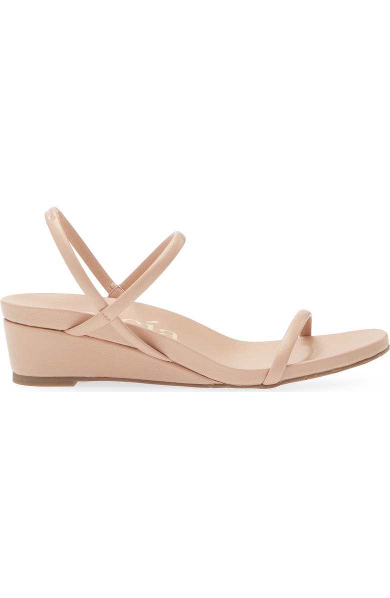 Pedro Garcia Wikta Slingback Wedge Sandal, Alternate, color, Buff Caprine