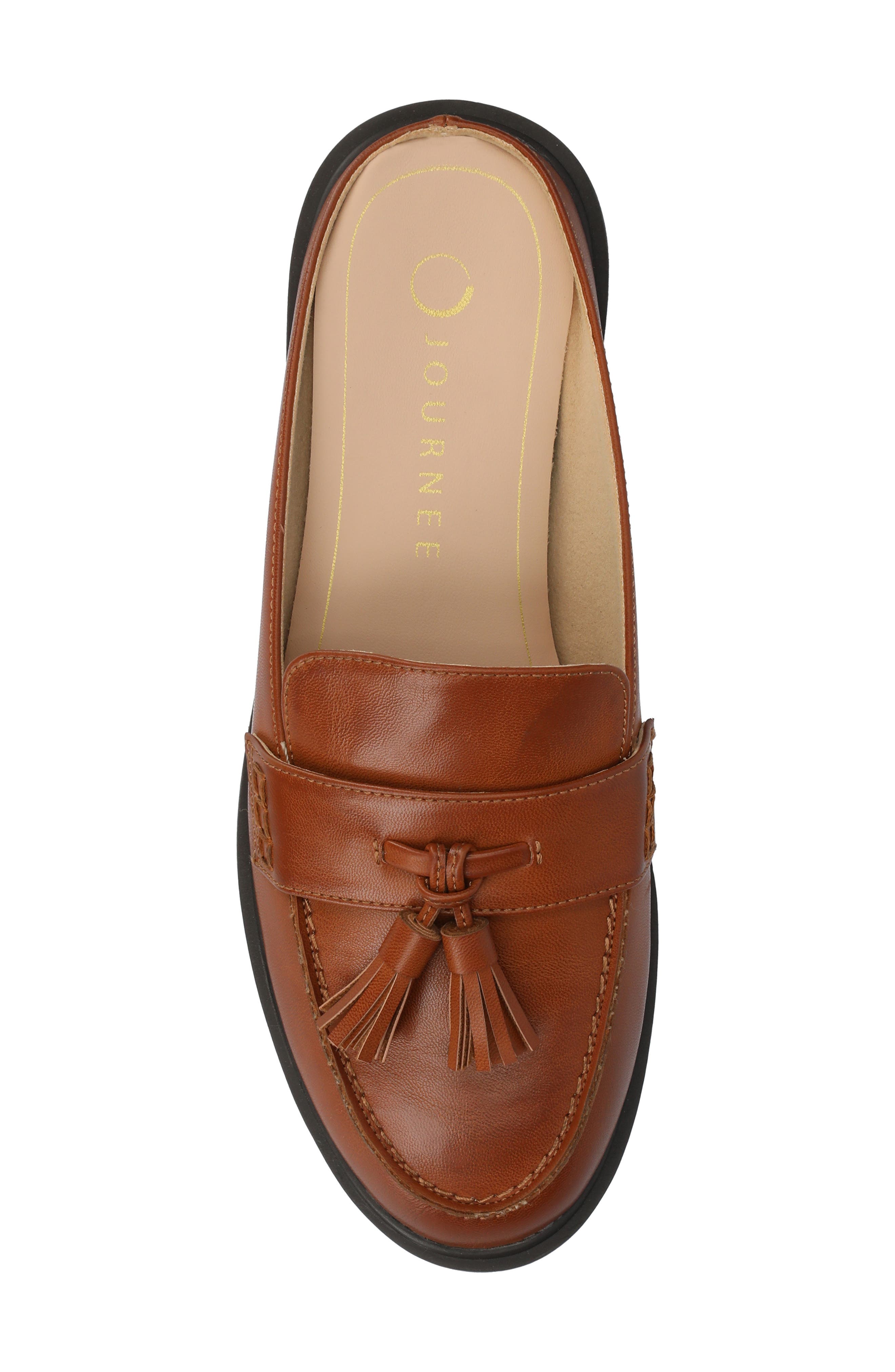 Azura Tassel Loafer, Alternate, color, COGNAC