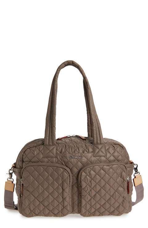Nik Quilted Nylon Duffle Bag