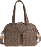 MZ Wallace Nik Quilted Nylon Duffle Bag