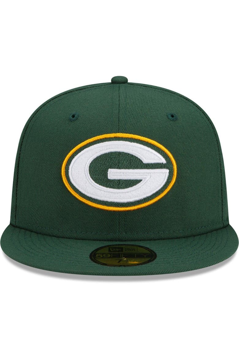 Men's New Era Green Green Bay Packers Patch Up Super Bowl XXXI 59FIFTY Fitted Hat, Alternate, color, Green