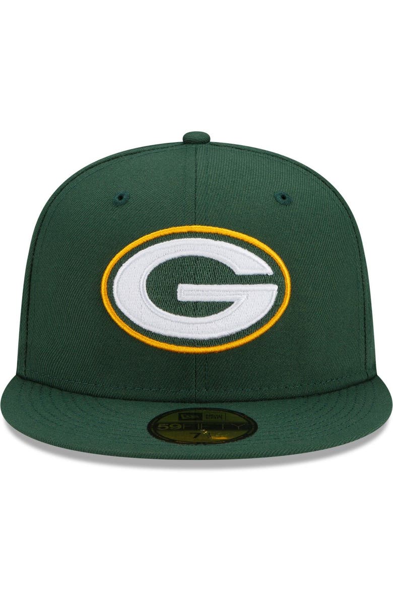 New Era Men's New Era Green Green Bay Packers Patch Up Super Bowl XXXI 59FIFTY Fitted Hat, Alternate, color, 