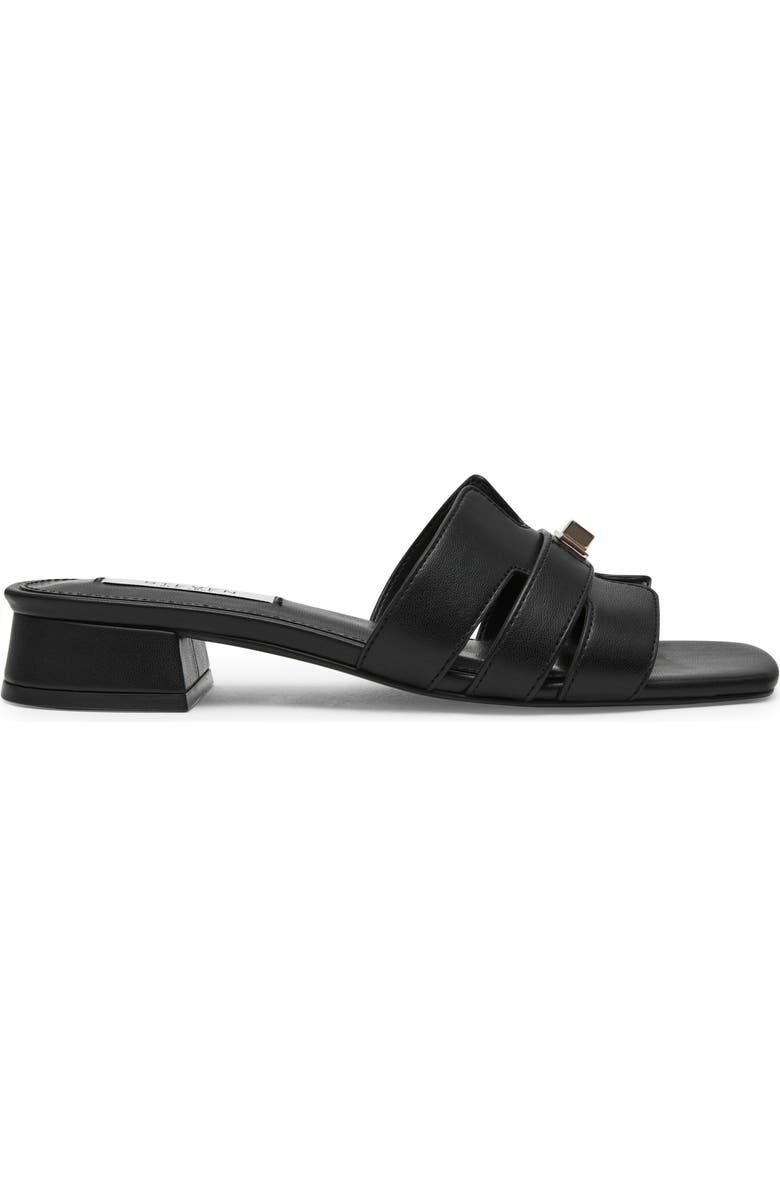 Steven New York Laurin Slide Sandal, Alternate, color, Black