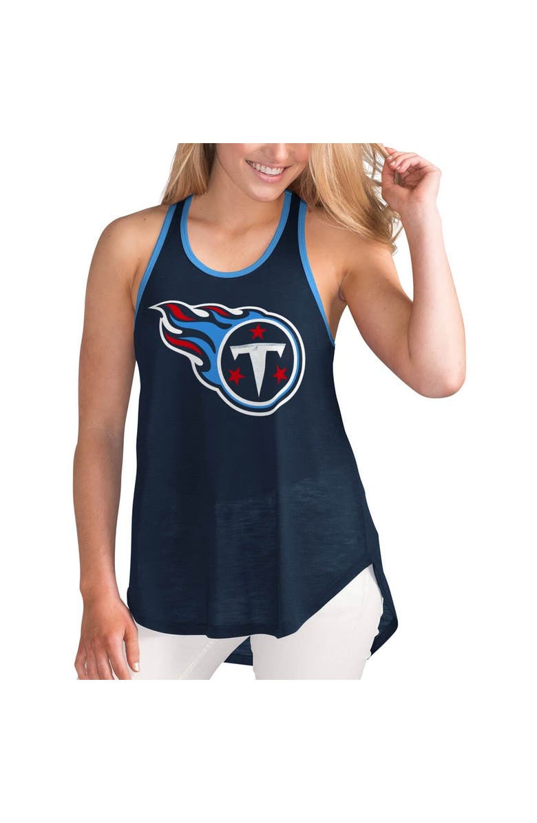 G-III 4HER BY CARL BANKS Women's G-III 4Her by Carl Banks Navy Tennessee Titans Tater Tank Top, Alternate, color, Navy