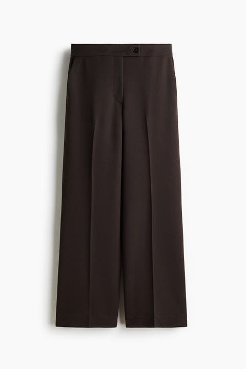 Bootcut Ankle-length Trousers