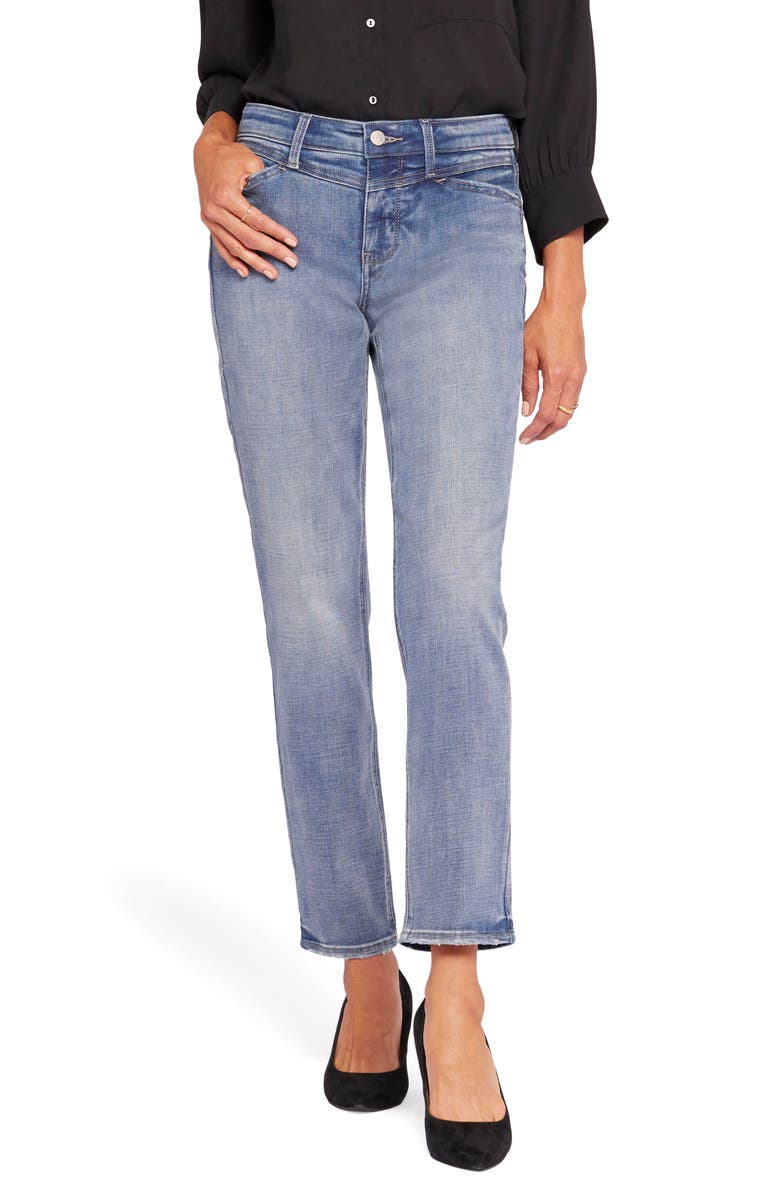 NYDJ Margot Front Yoke Girlfriend Jeans, Main, color, 