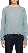 Zadig & Voltaire Swapy Sequin Embellished Cashmere Sweater