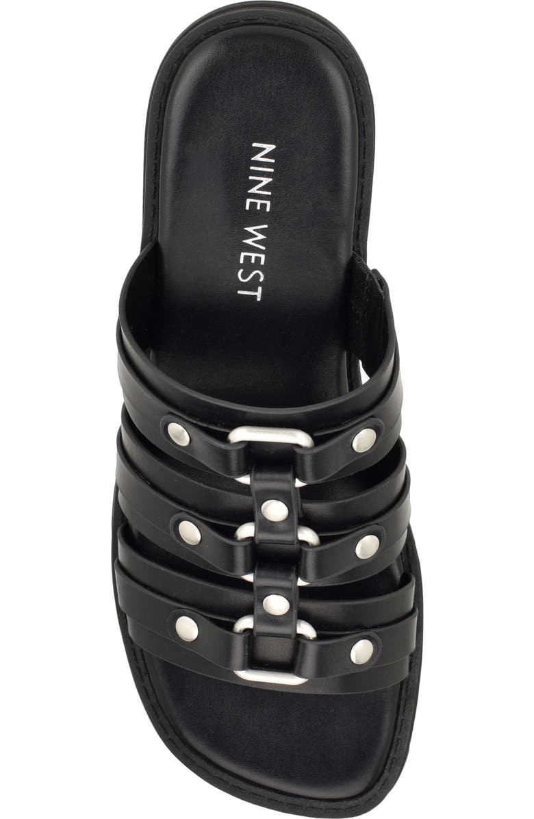 Nine West Cazz Platform Slide Sandal, Alternate, color,