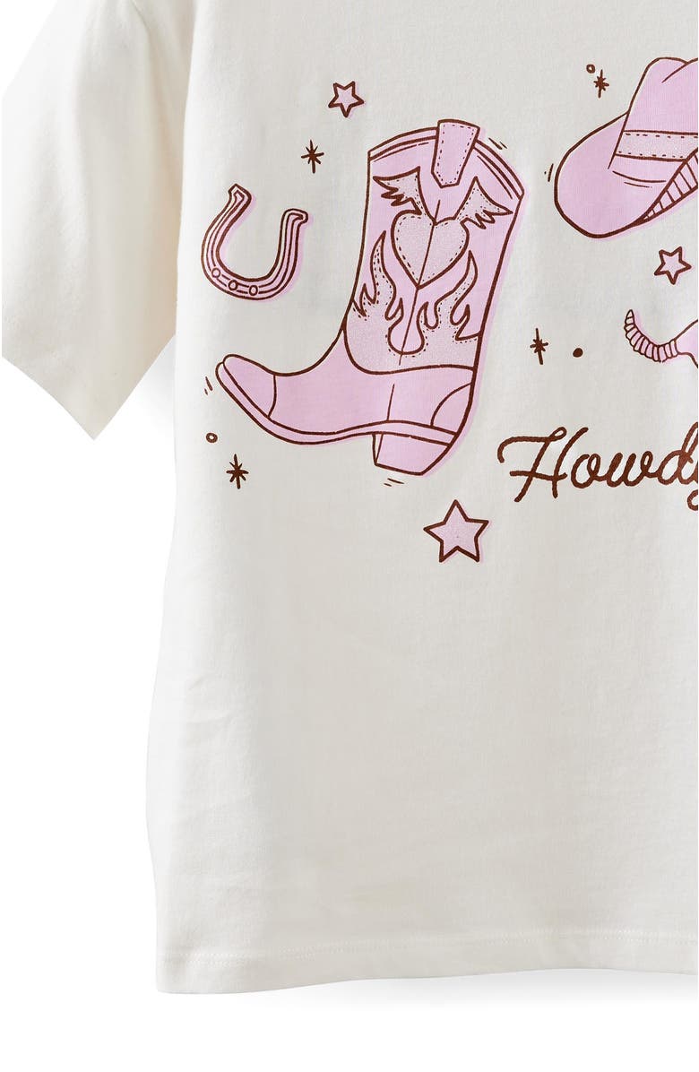 Cotton On Kids Kid's Essential Short Sleeve Graphic Tee, Alternate, color, Western Icons Vanilla