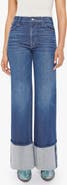 MOTHER Lil' Hustler Roller Sneak Cuff Wide Leg Jeans